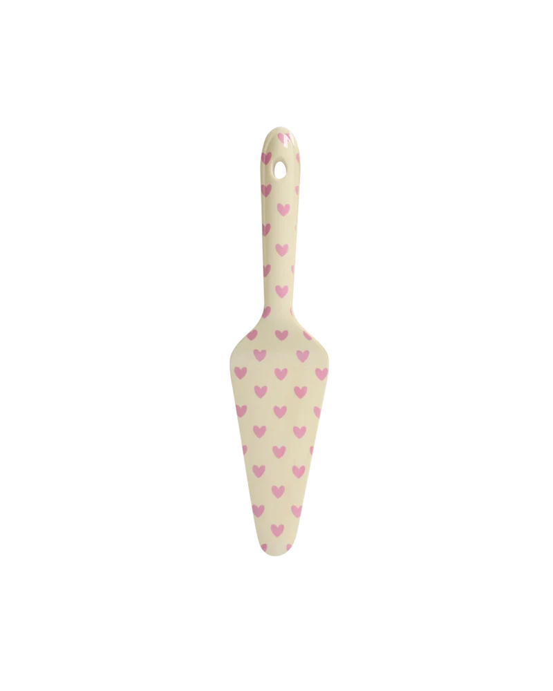 Kagespatel - Mørkepink - Favorite Hearts Print