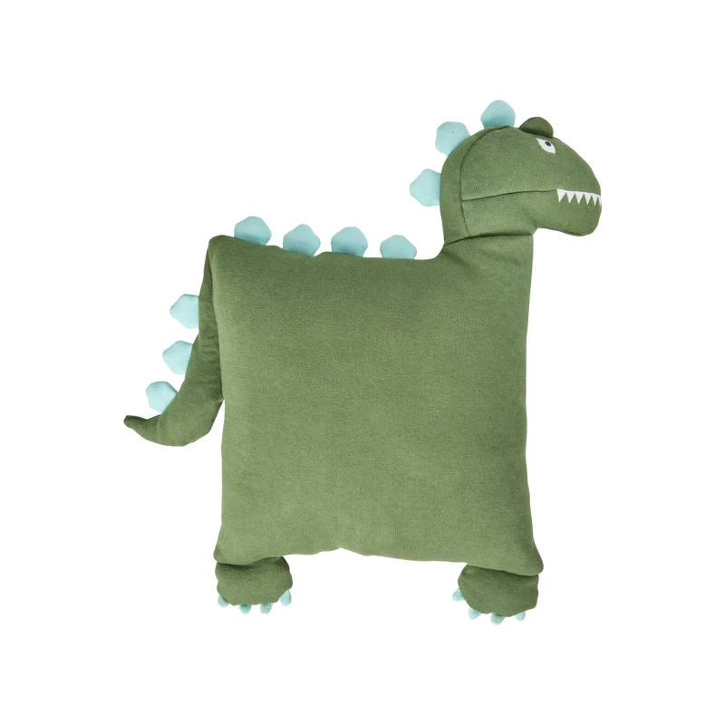 Dino Bomuld Pude - Grøn