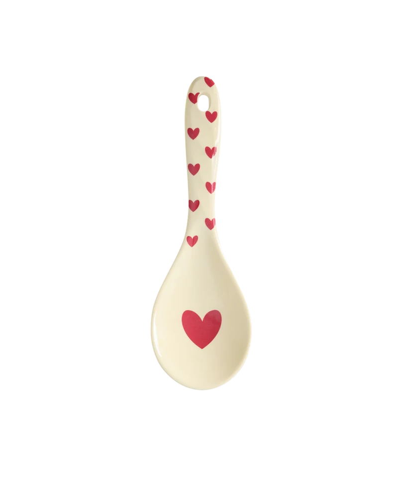 Salatske - Rød - Favorite Hearts Print