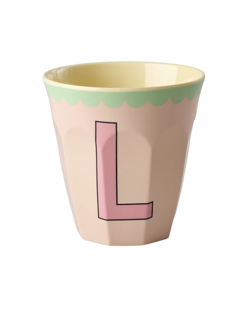 Mellem Alfabetkop - Lyserød - L Vintage