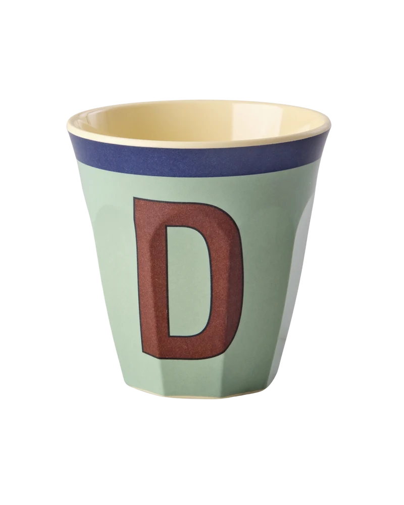Mellem Alfabetkop - Khaki - D Vintage
