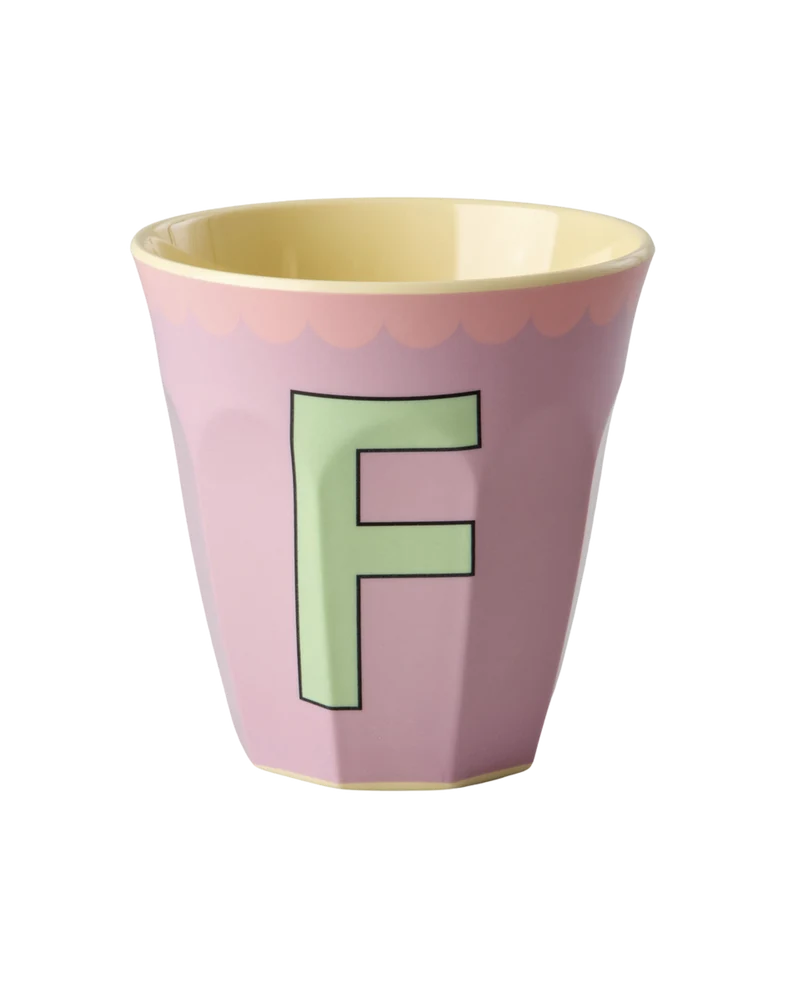 Mellem Alfabetkop - Lavendel - F Vintage