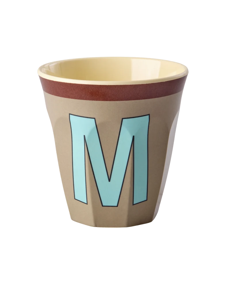 Mellem Alfabetkop - Mørk beige - M Vintage