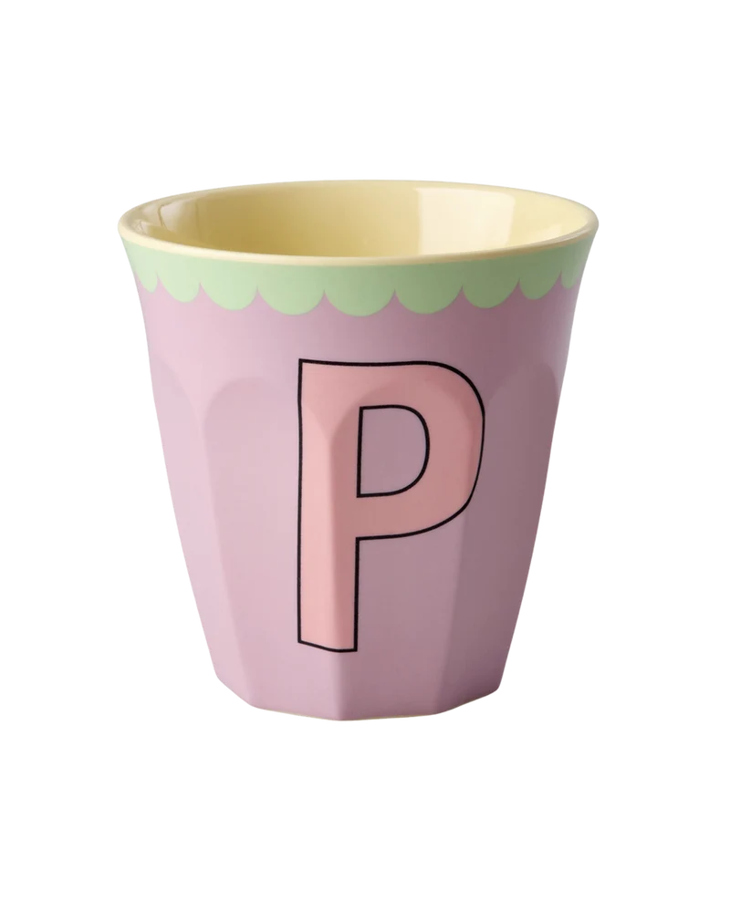 Mellem Alfabetkop - Lavendel - P Vintage