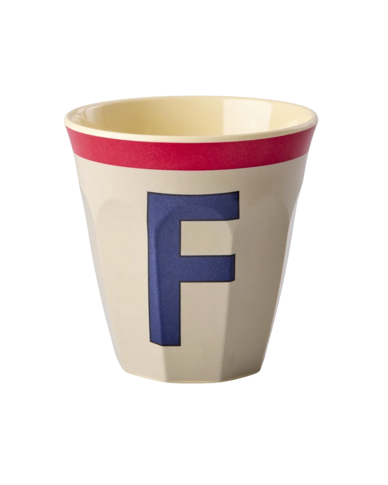 Mellem Alfabetkop - Kølig grå - F Vintage