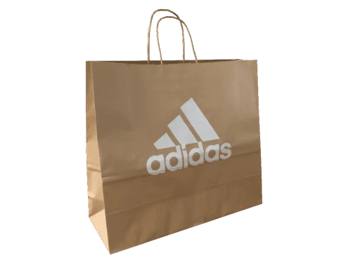 Sac kraft brun poignées torsadées