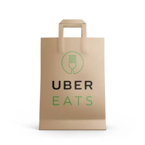 Sac kraft brun poignées plates