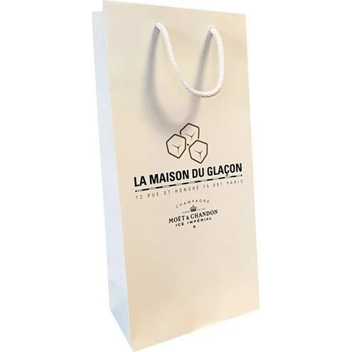 Sac bouteille kraft caviste