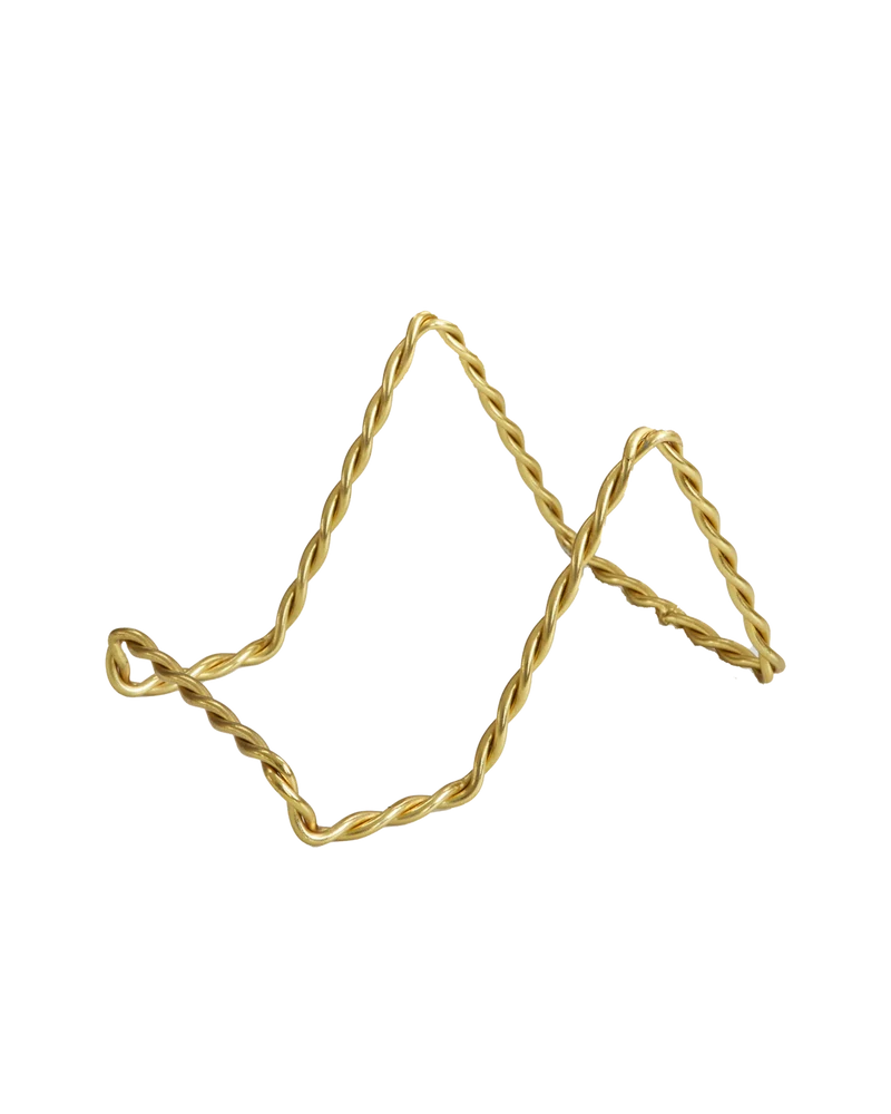 Metal Tallerken holder - Guld