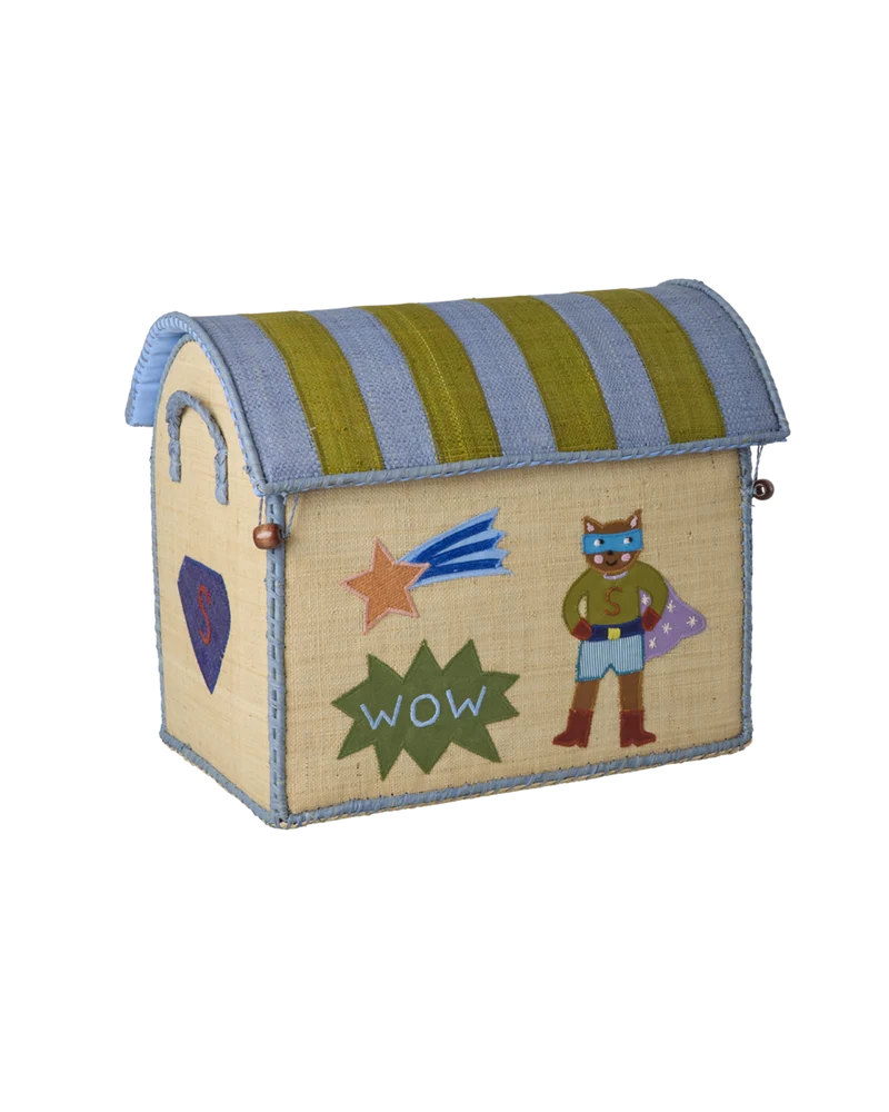 Lille Raffia Opbevaringshus - Natur - Hero Theme