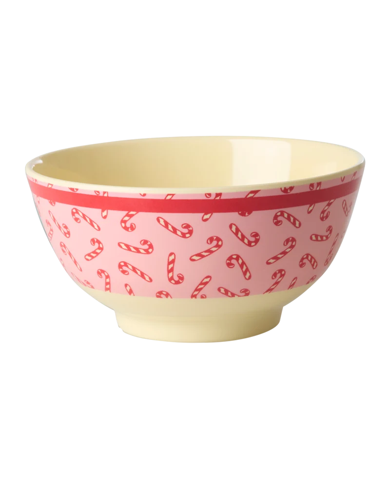 Mellem Skål - Pink - Candy Cane