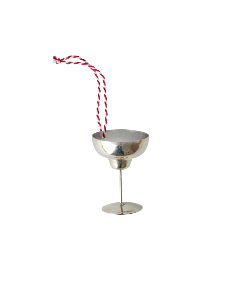 Bæger Julepynt - Sølv