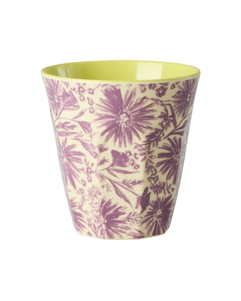 Mellem Kop - Lilla - Flower Press Print
