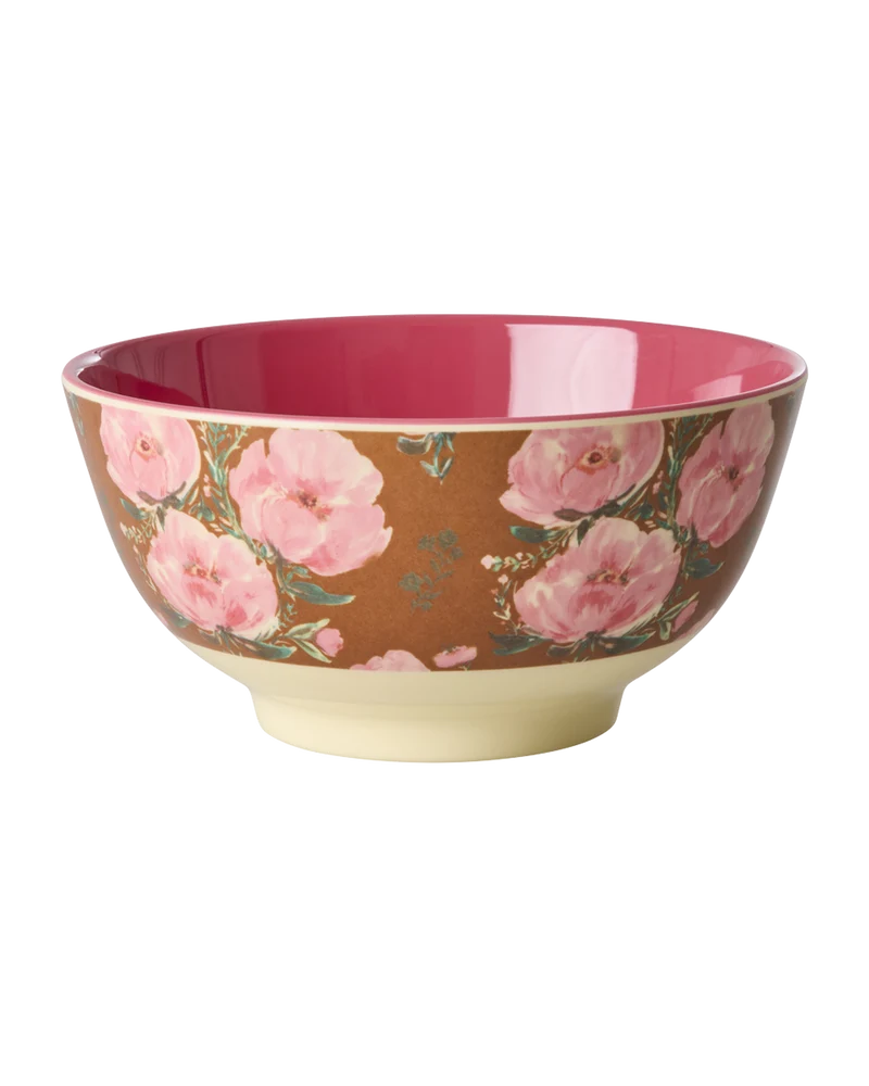 Mellem Skål - Floral Fiesta Rose