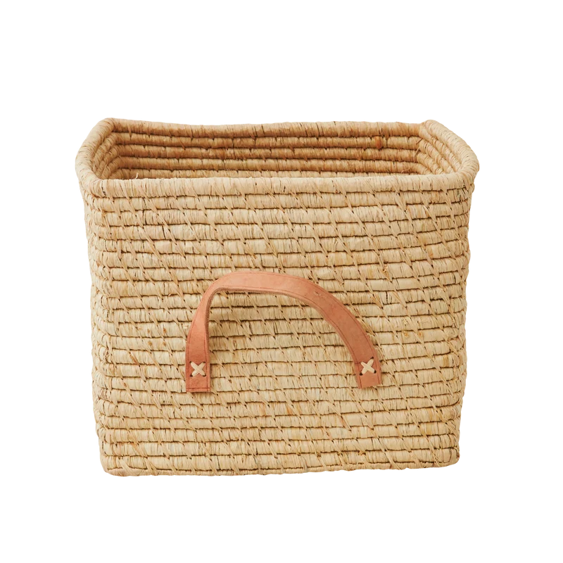 Raffia Opbevaringskurv - Natur