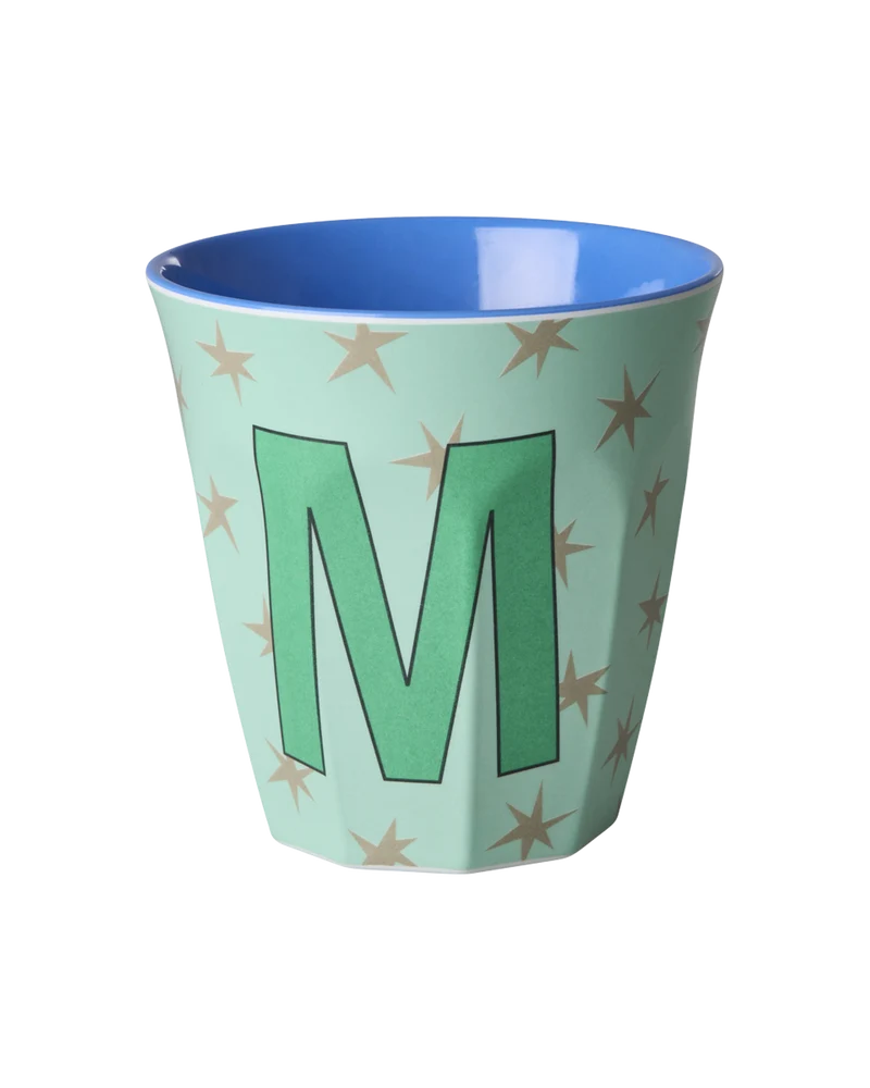 Mellem Alfabetkop - Grøn - M - Stars