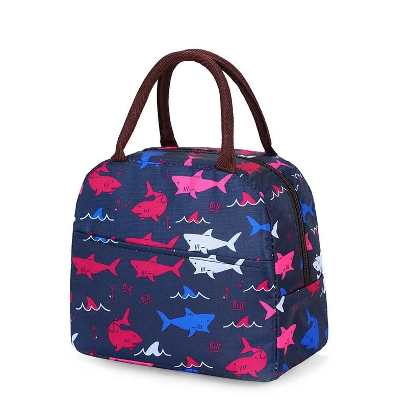 Sac isotherme repas Bleu Shark