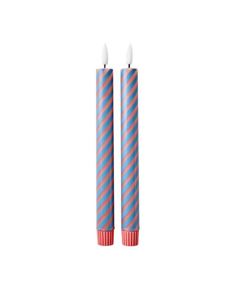 LED Stearinlys - Koral - 2-pak