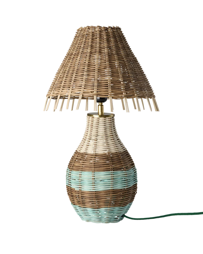 Høj Natur Rattan Bordlampe - Brun