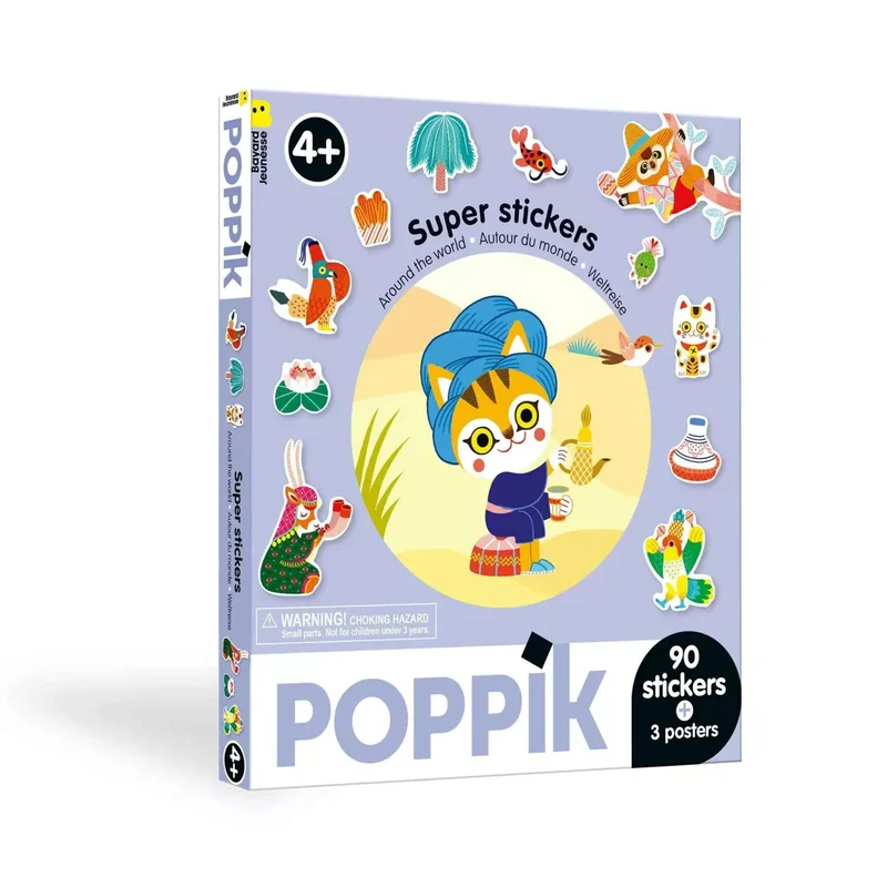 Box de Stickers - Autour du Monde (+4 ans)