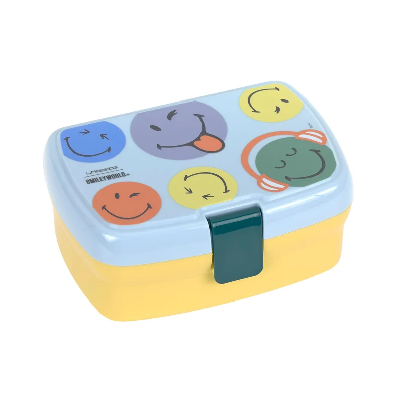Boîte à Lunch SmileyWorld® bleu