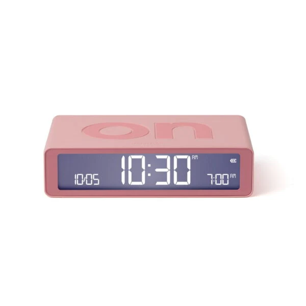 Réveil Lexon Flip Classic - Usbc Rose