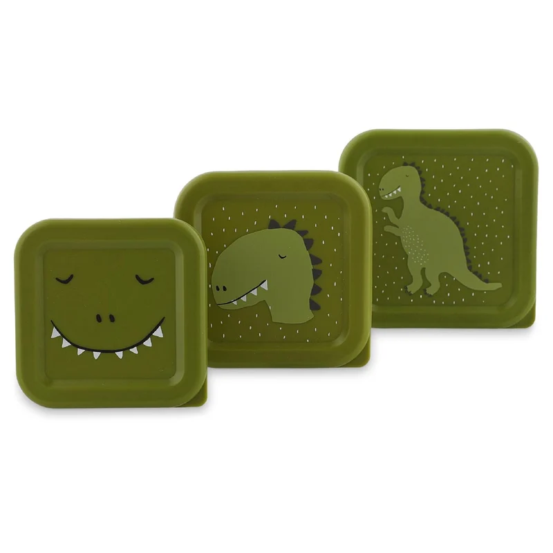 Boîtes à goûter - 3 pièces - Mr. Dino