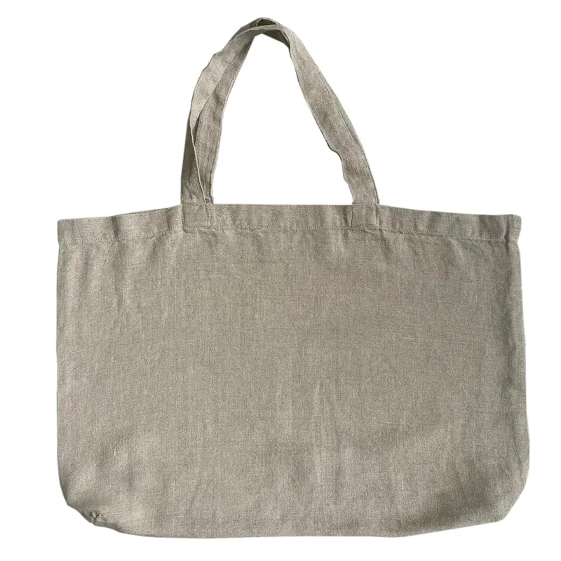 Cabas en naturel cadeau Maîtresse et Nounou
