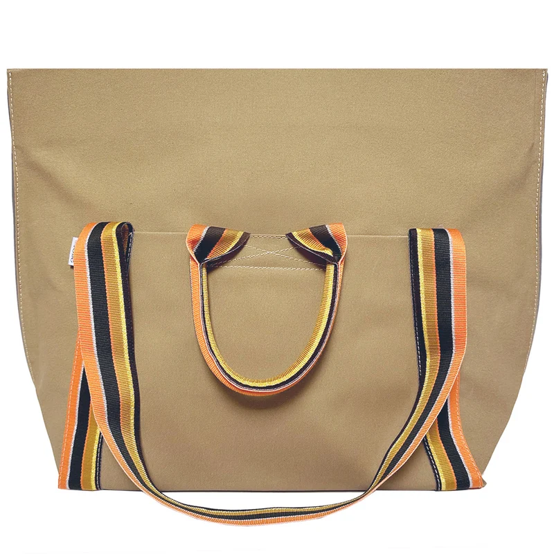 Sacoche vélo beige cadeau fête des mères et grands-mères