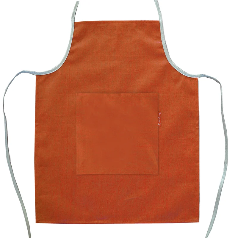 Tablier enfant personnalisé Terracotta Lin enduit