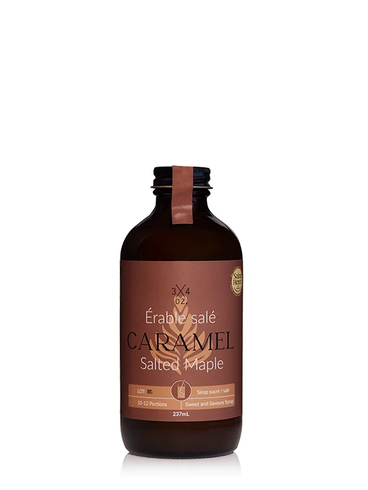 Sirop Caramel Salé à l'érable (250ml)- 3/4 oz