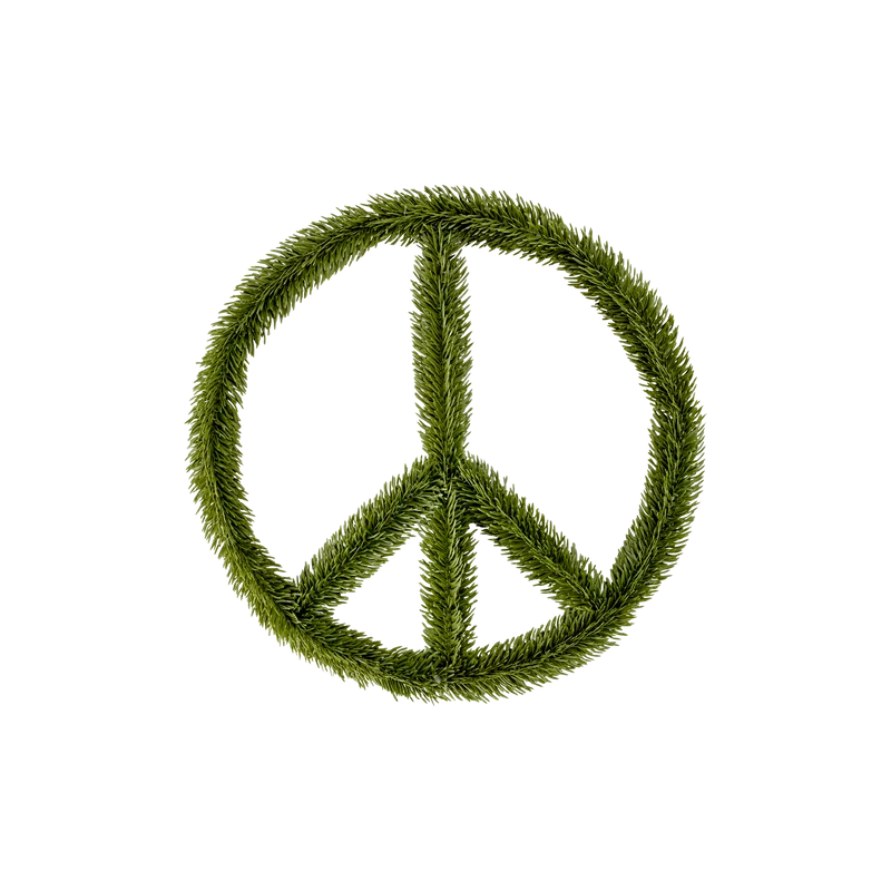 Peace Julepynt - Grøn
