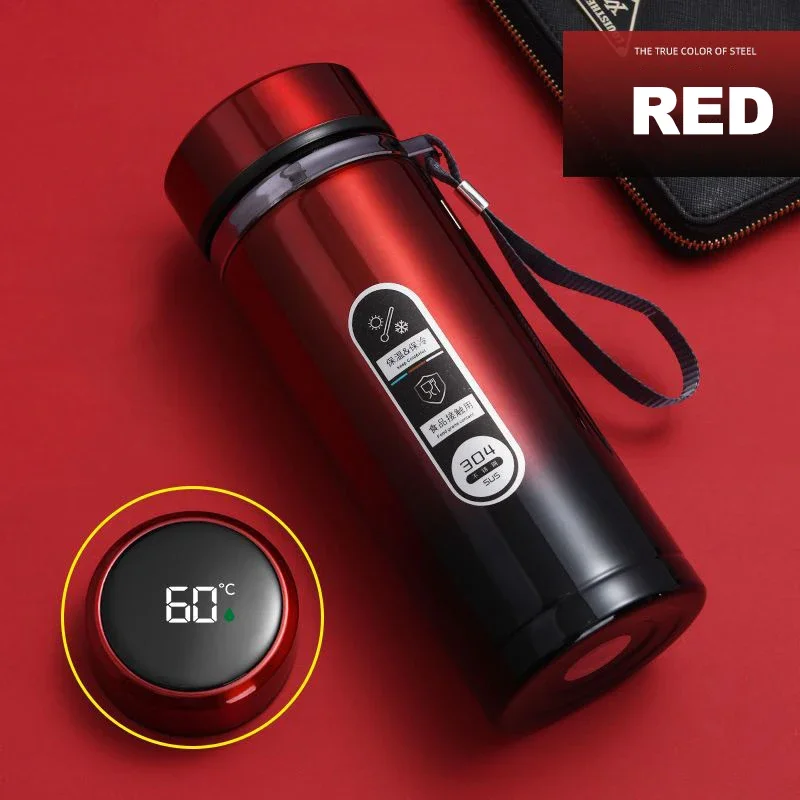 Gourde Isotherme 1 Litre Inox Affichage LED