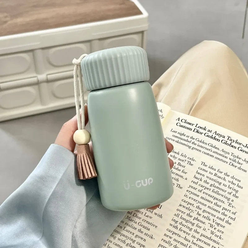 Mini Gourde Isotherme Inox Anti-Fuite 400ml
