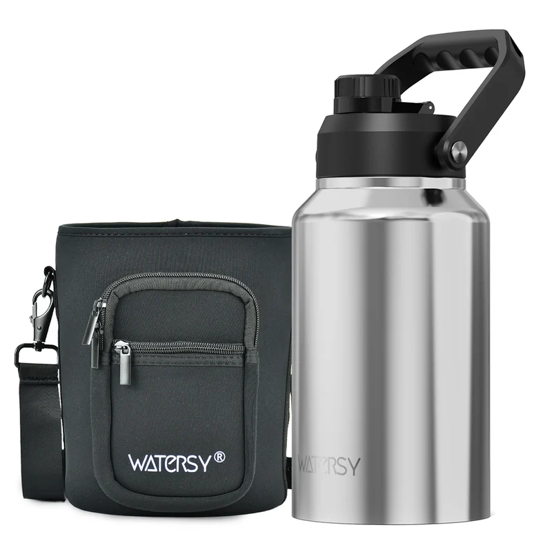 Gourde 2L Isotherme Inox avec Poignée