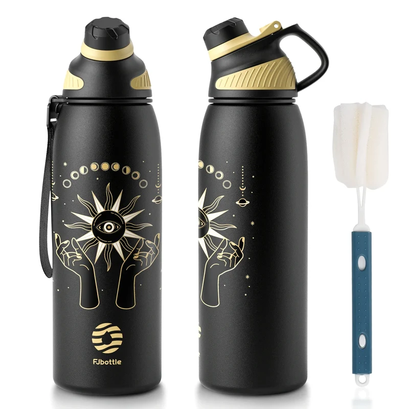 Bouteille Isotherme 1L Inox avec Poignée