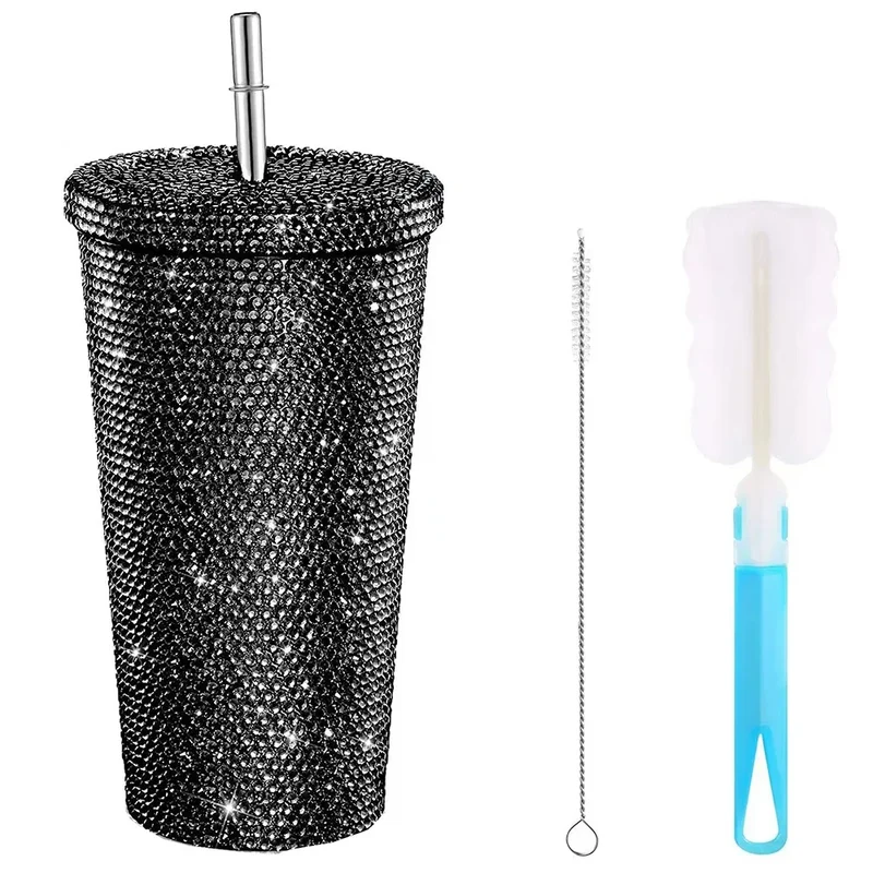 Bouteille Isotherme Café Inox avec Paille 500ml