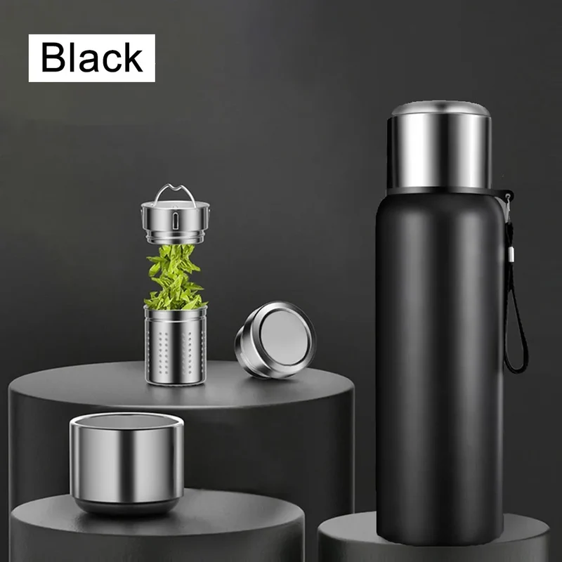 Bouteille Isotherme 2L Inox Grande Capacité