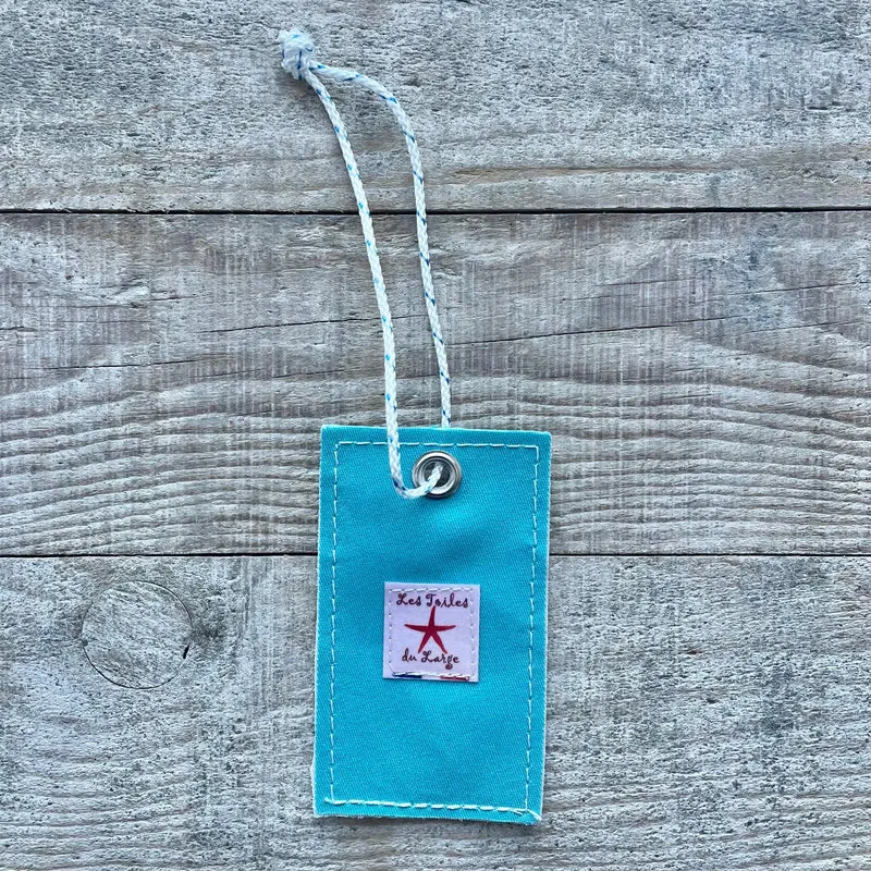 Etiquette Bagage Turquoise