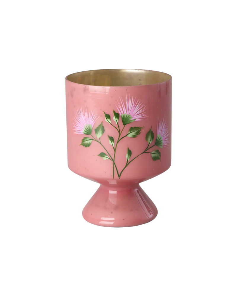 Glas Vase - Pink