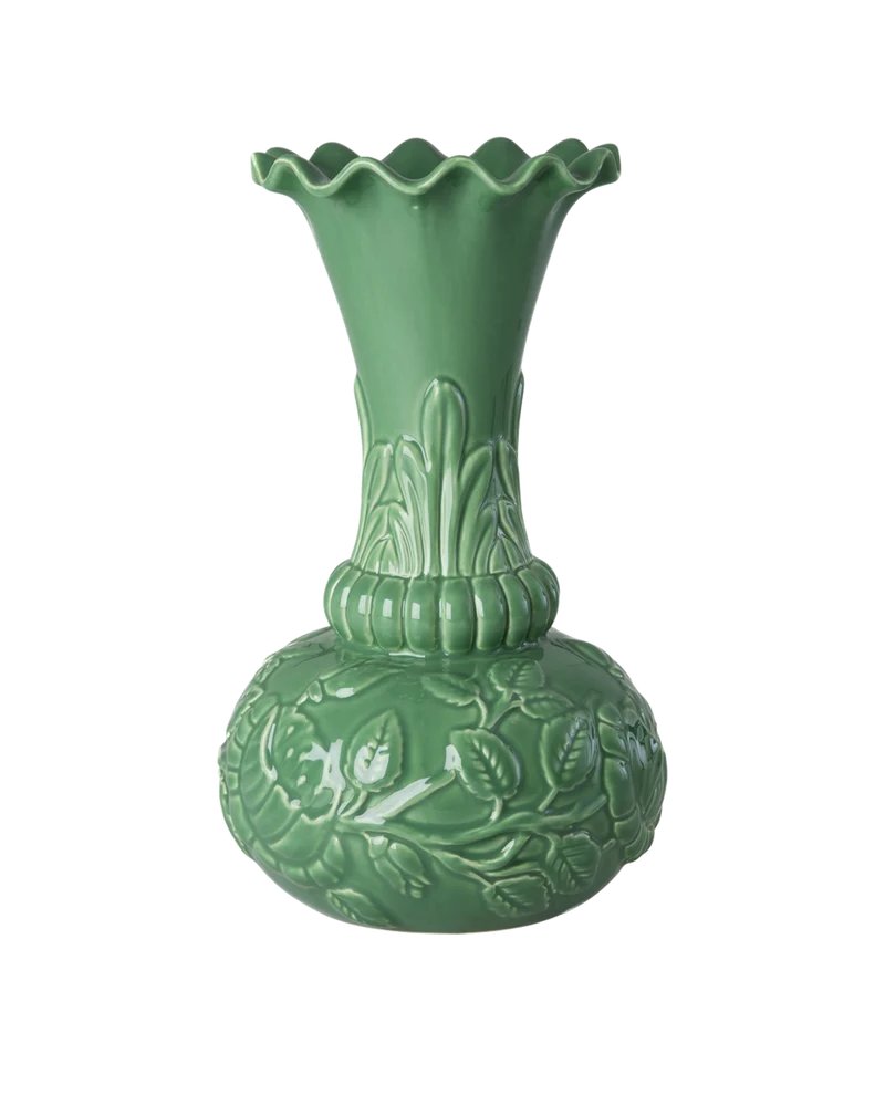 Keramik Vase - Grøn