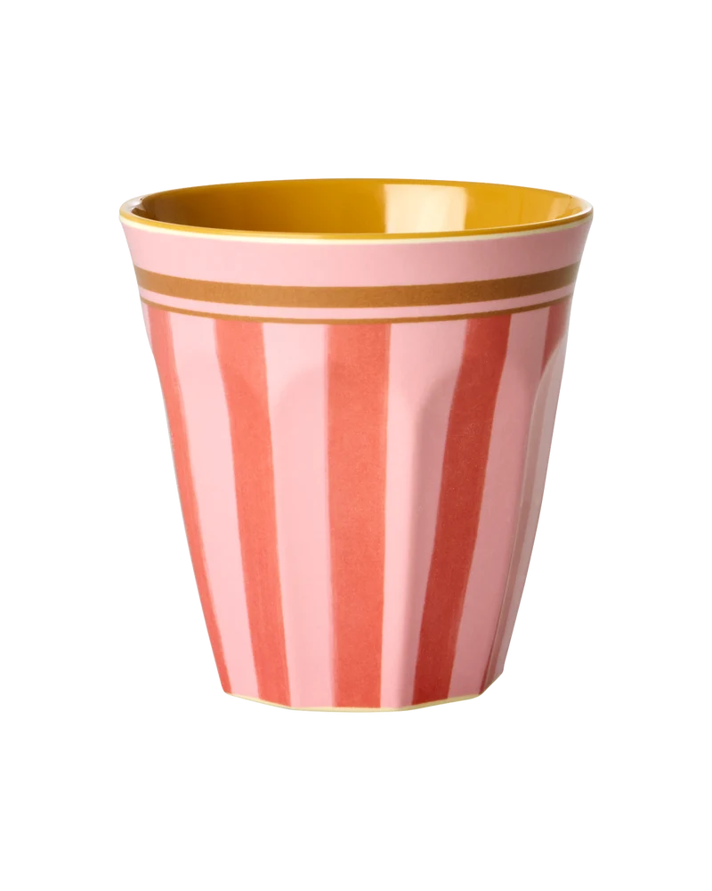 Mellem Kop - Pink - Organic Stripes Print