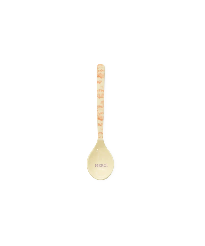 Teske - Creme - Toile de rice Print