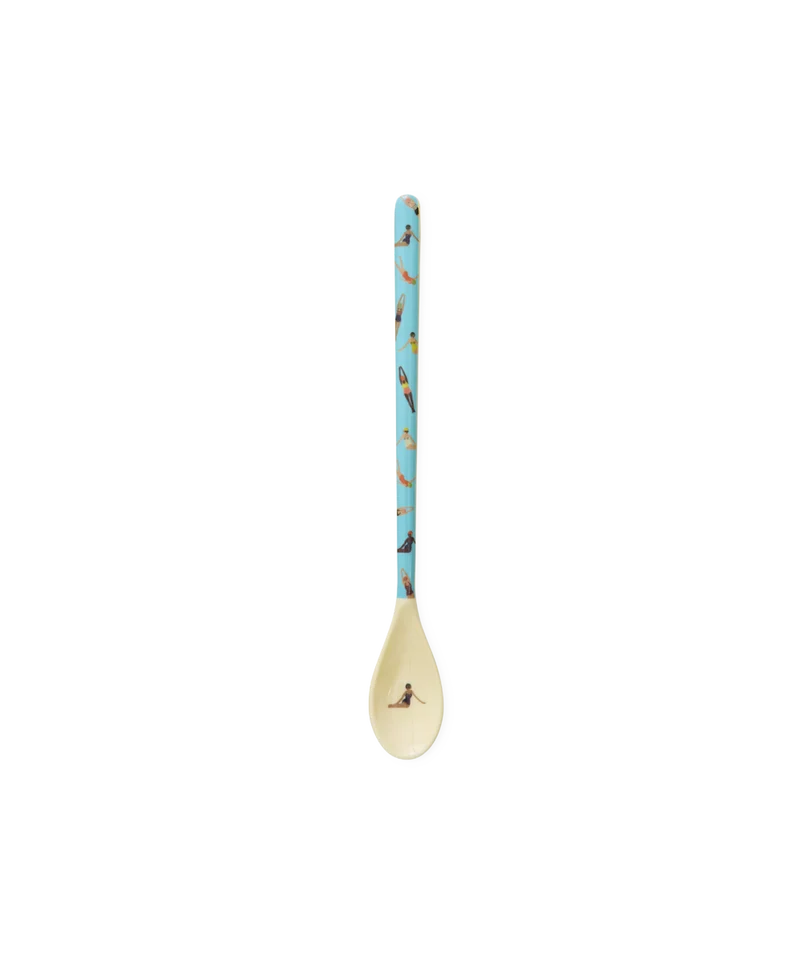 Latteske - Blå - Retro Swimster Print Print