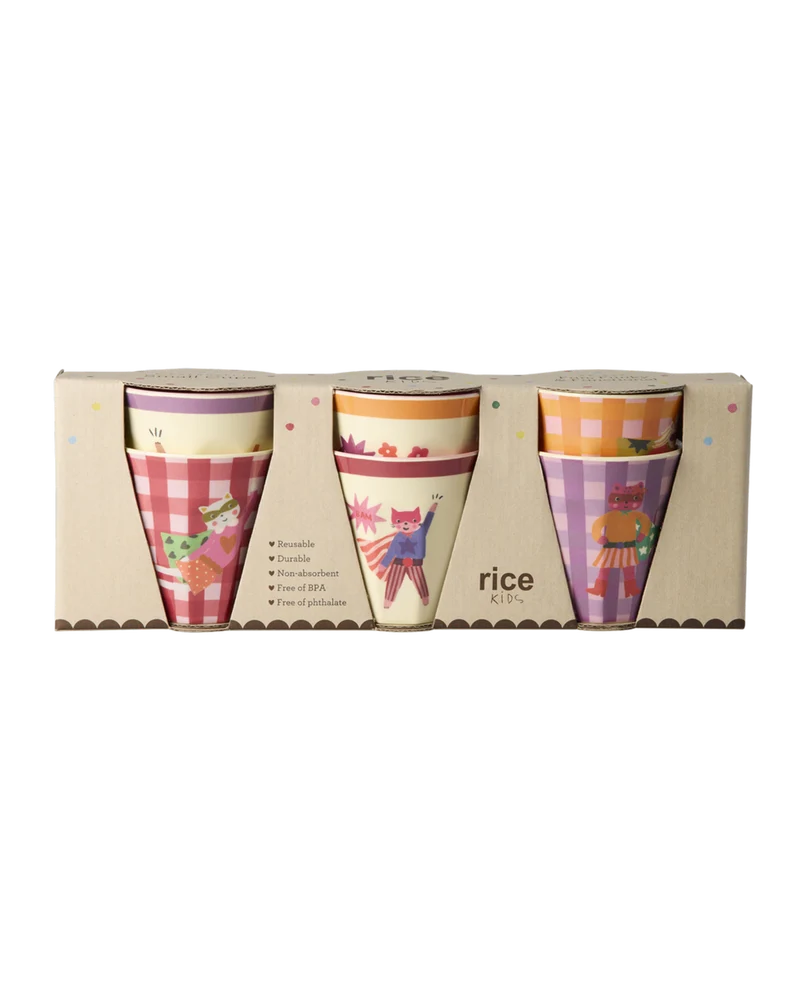 Lille Kop - Pink - Hero Print - 6-pak