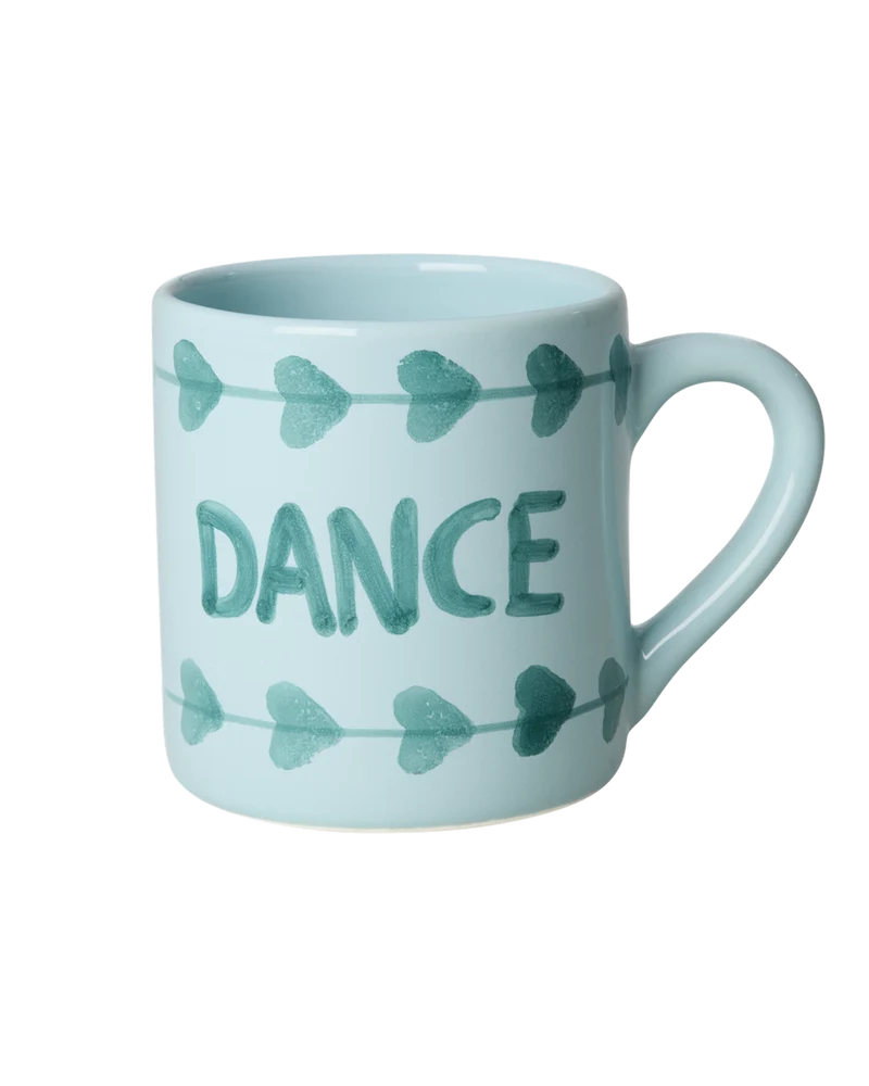 Keramik Krus - Lys Grøn - Hand-painted DANCE