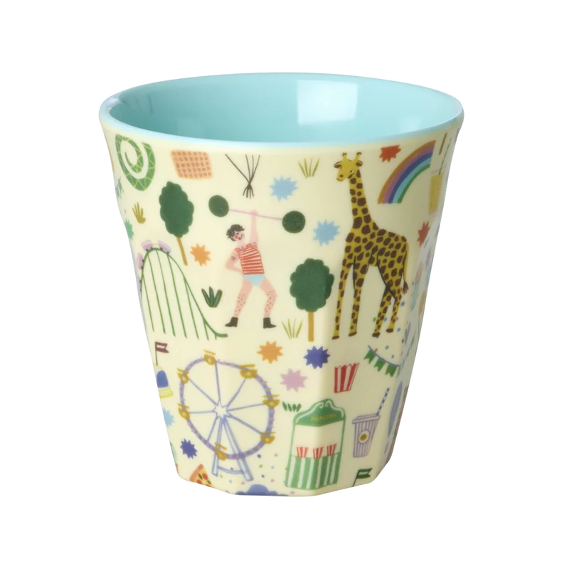 Mellem Børnekop - Mint - Fun Fair Print