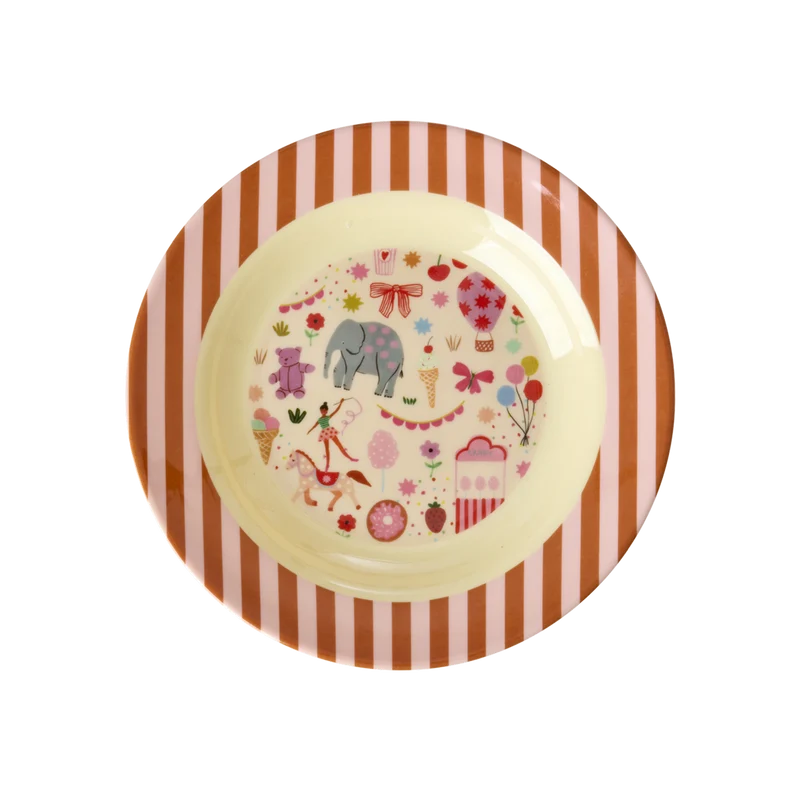 Børneskål - Pink - Fun Fair Print