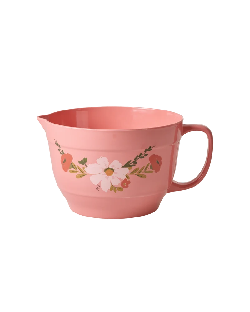 Stor Røreskål - Koral - Allison Flower Print