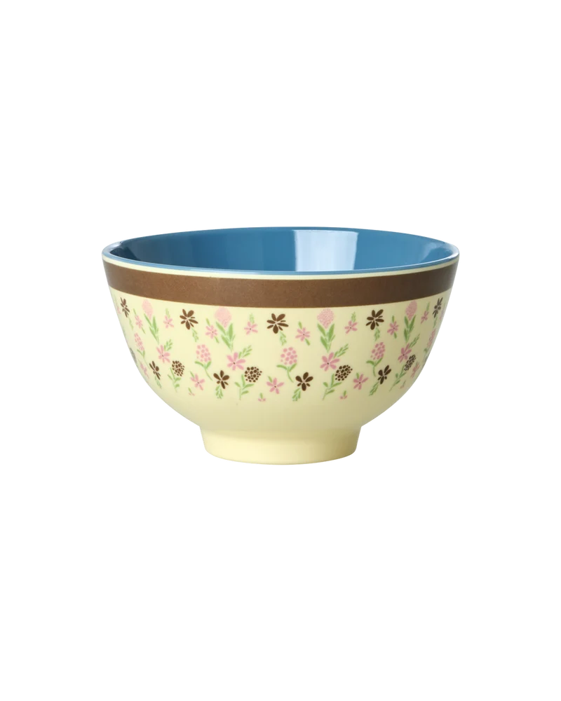 Lille Skål - Creme - Hacienda Flower Print